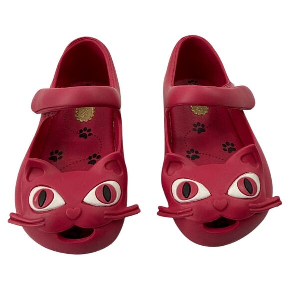 Mini Melissa Other - Mini Melissa Ultragirl II shoes 6 Cheshire Cat toddler youth slip on mary jane